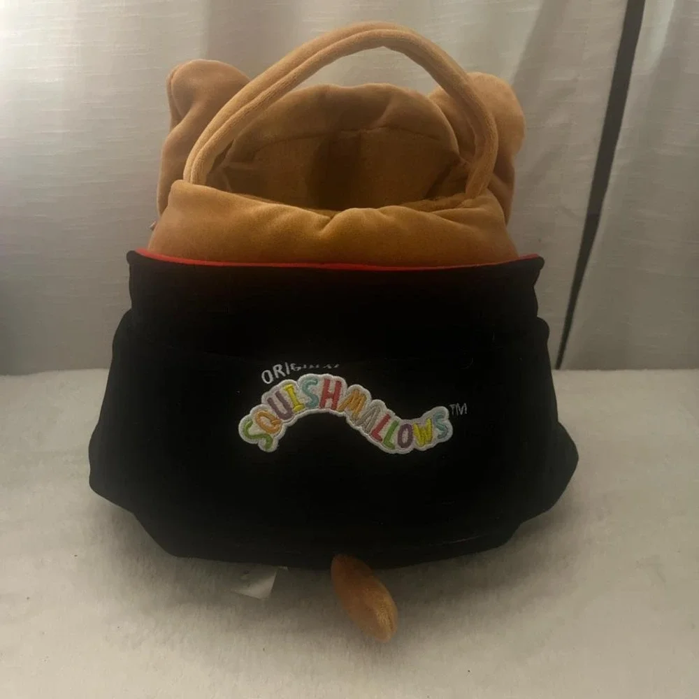 Squishmallow Reginald Vampire Corgi‎ Plush Treat Pail